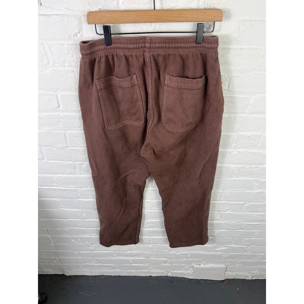 Epaulet Los Angeles Men's Textured Lounge Pant Elastic Waist Brown Size Large - Picture 2 of 4